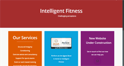 Desktop Screenshot of intelligent-fitness.co.uk