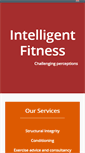 Mobile Screenshot of intelligent-fitness.co.uk